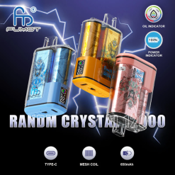 Fumot Vape Online Shop - Fumot Crystal 1 st - 12000 engångs vapebox 20ml persika mango 26VFZN274