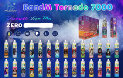 Fumot Vape Online Shop - Fumot Tornado 7000 engångspenna 0% - 14ml (1 st) röd äpple citron 26VFZN534