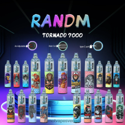 Fumot Vape Shop - Fumot Tornado 14ml (1 st) 7000 engångspenna jordgubbsmunk 26VFZN100