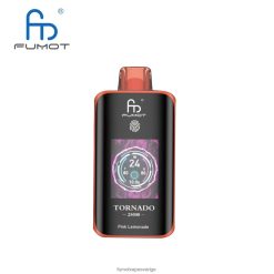 Fumot Vape Sverige - Fumot Tornado 25000 engångsvape rosa lemonad 86N2D10