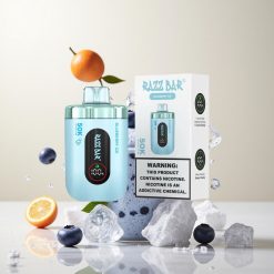 Razz Bar 50000 Puffs Blåbär Is 1.0 Ohm Mesh Coil Sweden vape wholesale