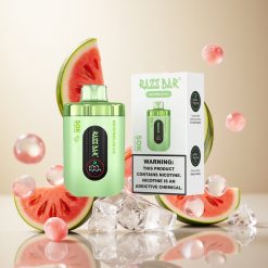 Razz Bar 50000 Puffs Vattenmelon Is 440mAh batterikapacitet Sweden vape wholesale