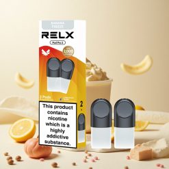 RELX Pod Pro 2 600 Puffs Dessert-Bananfrys 1,8% nikotin Sweden vape wholesale