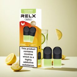 RELX Pod Pro 2 600 Puffs Dryck-Gurka Lemonad 1,8% nikotin Sweden vape wholesale