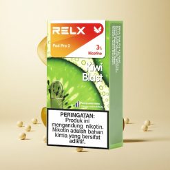 RELX Pod Pro 2 600 Puffs Kiwi Smak Kombination 3% Nikotin Sweden vape wholesale