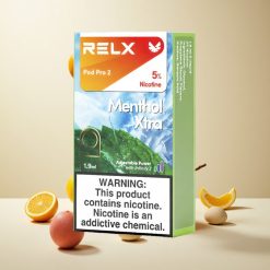 RELX Pod Pro 2 600 Puffs Menthol Xtra 3 spänningsinställningar Sweden vape wholesale