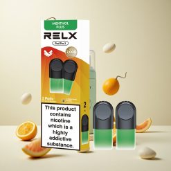 RELX Pod Pro 2 600 Puffs Mint-Mynta Plus 1,8% Nikotin Sweden vape wholesale